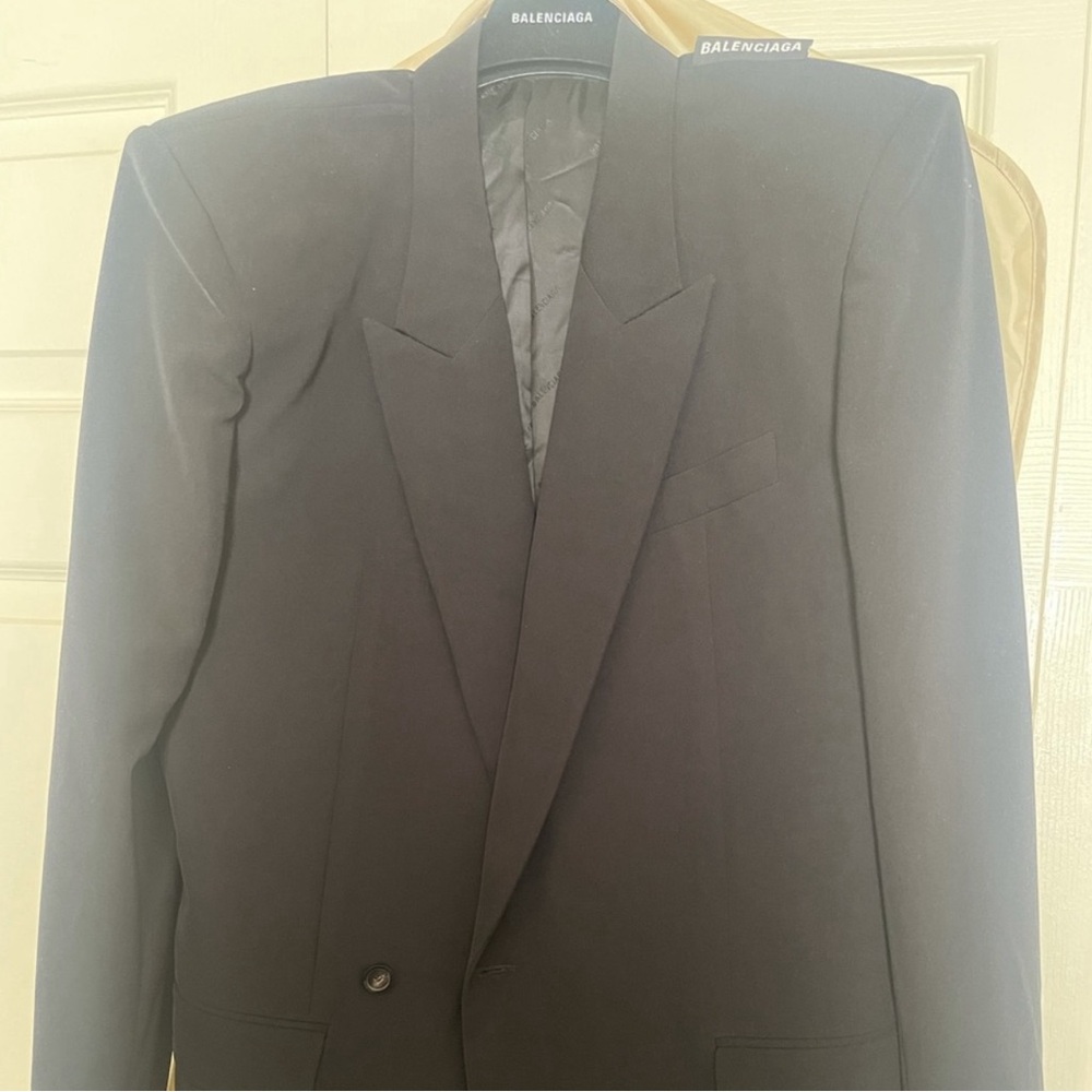 Balenciaga Padded shoulder Blazer